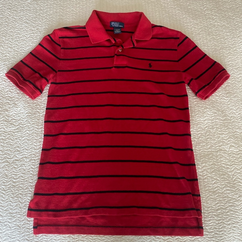Polo Ralph Lauren Boys cotton polo shirt, Red, L (14-16)